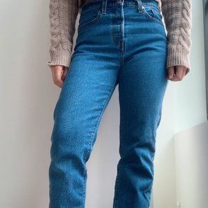 Levi's Wedgie Fit Straight Women's Jeans (Size 25)